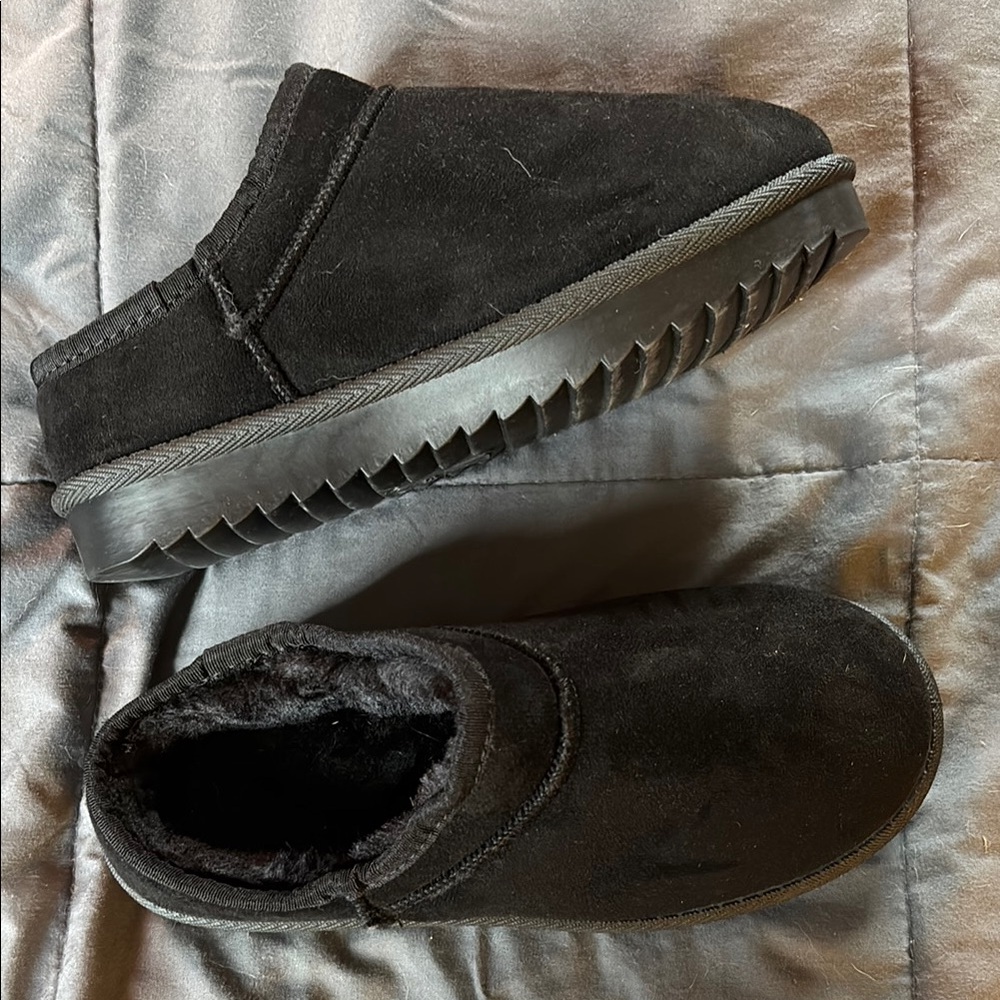 Black Slip-On Shoes
